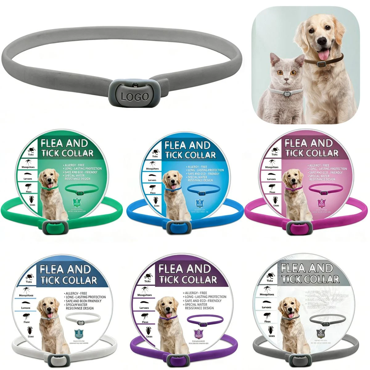 Adjustable Insect Repellent Pet Collar 1