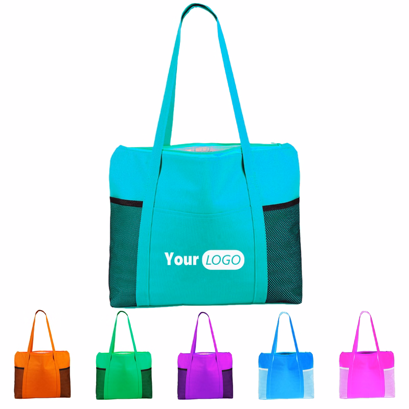 Canvas Solid Color Shopping Tote Bag