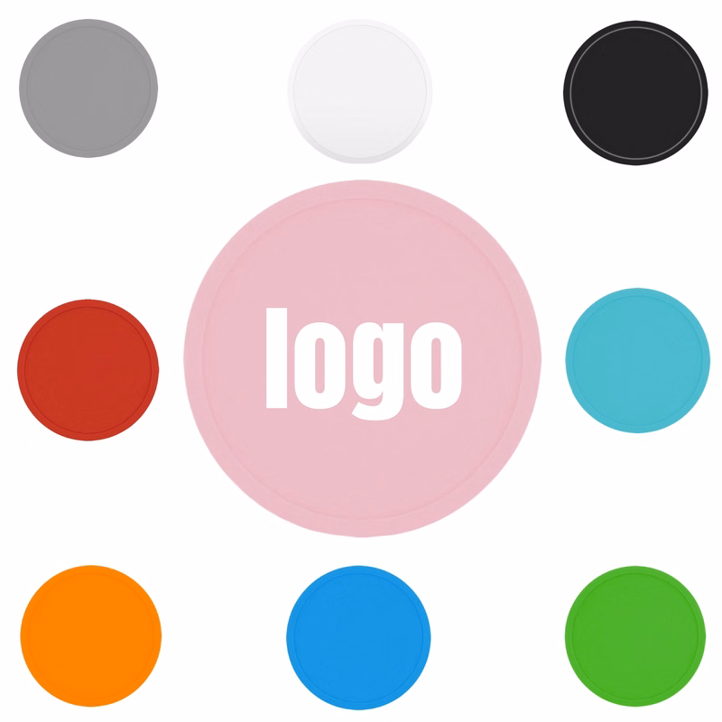 Personalized Silicone Coaster ?C Non-Slip, Logo Included
