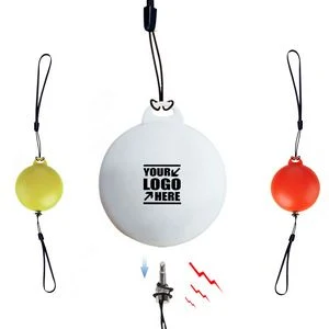Round Safety Alarm Keychain With 120DB Panic Sound 1