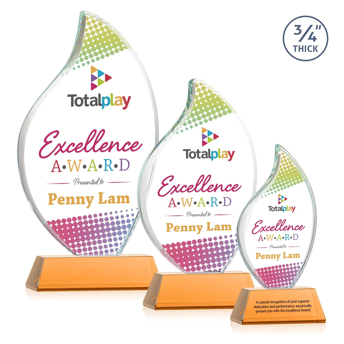 Odessy Flame Vividprint™ Award on Newhaven - Amber 1