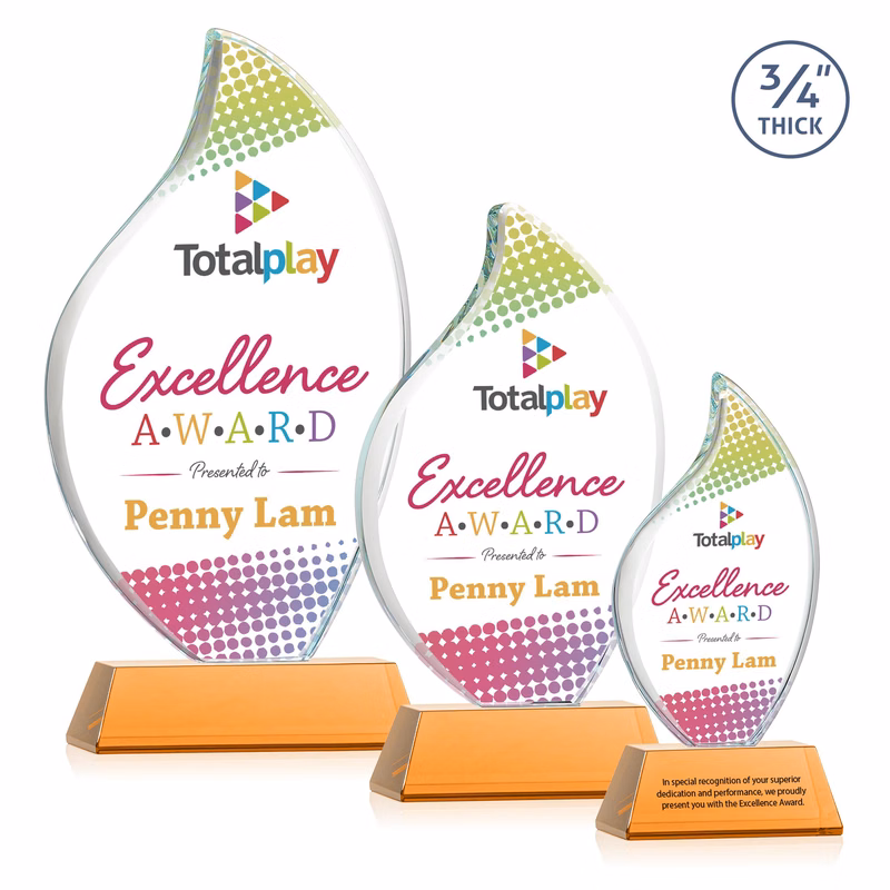 Odessy Flame Vividprint™ Award on Newhaven - Amber