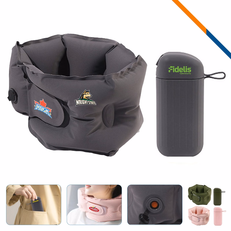 RestCush Portable Self Inflatable Neck Pillow