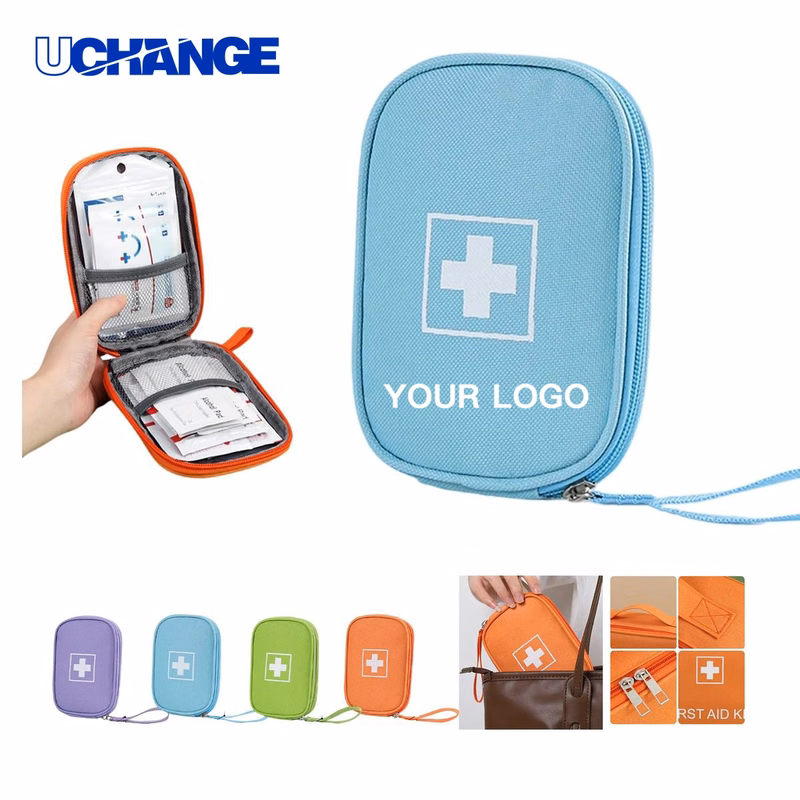 Portable First Aid Storage Bag Organizer