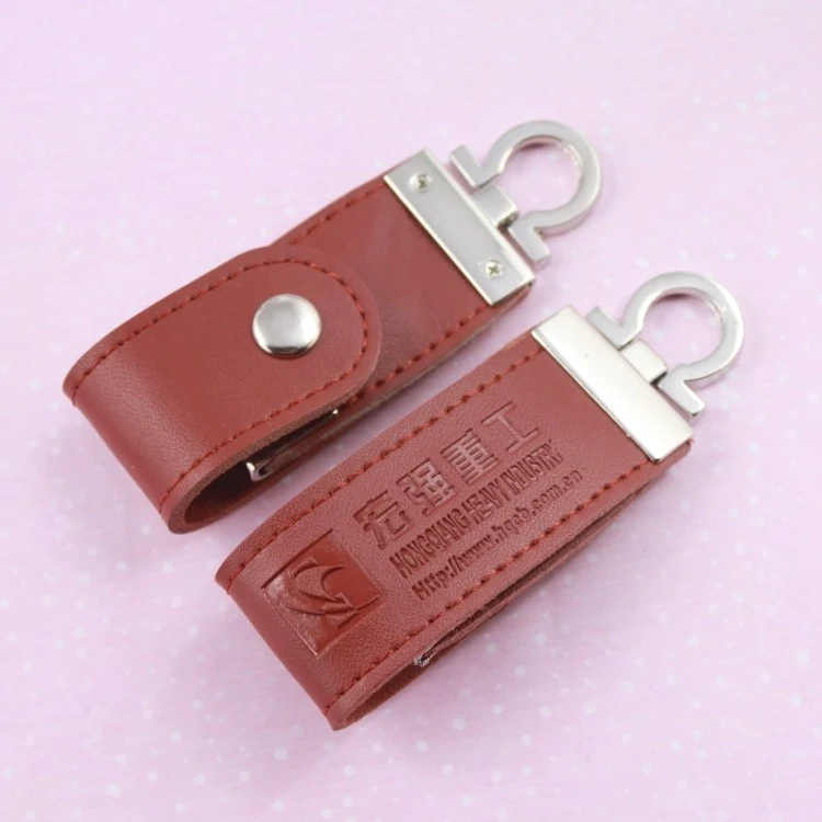 PU Leather Case 2GB USB Flash Drive Disk 1