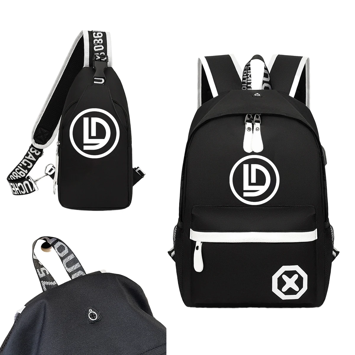 Modern Night Shine Backpack 1