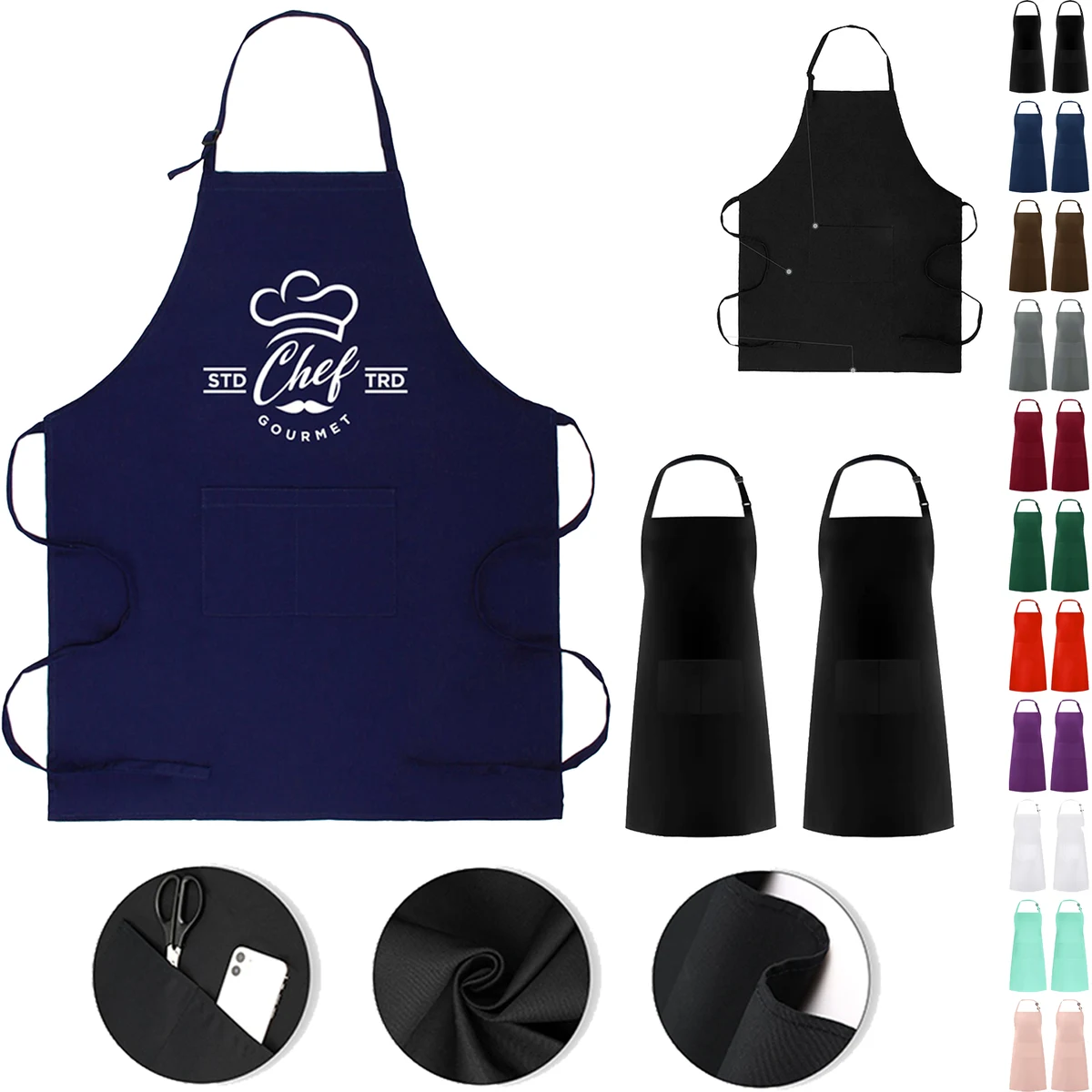 MOQ 10pcs Comfort Fit Kitchen Apron 1