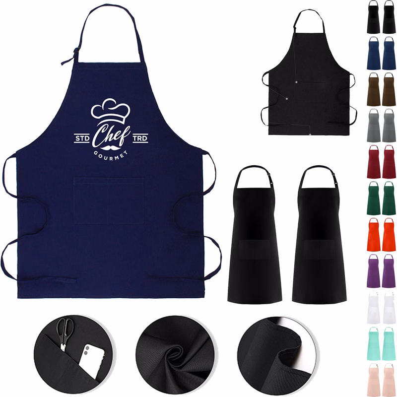 MOQ 10pcs Comfort Fit Kitchen Apron