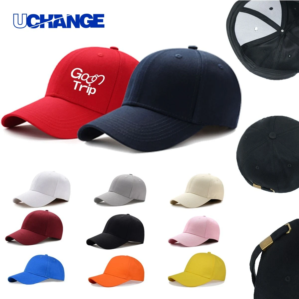 Outdoor Solid Color Baseball Cap Headwear 1