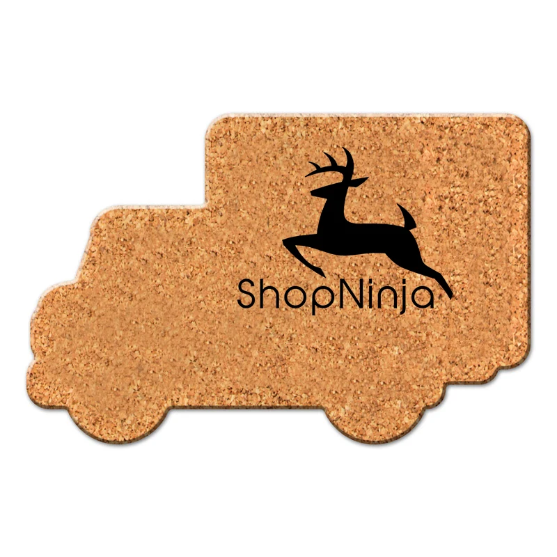 Box Truck Cork Coaster 1