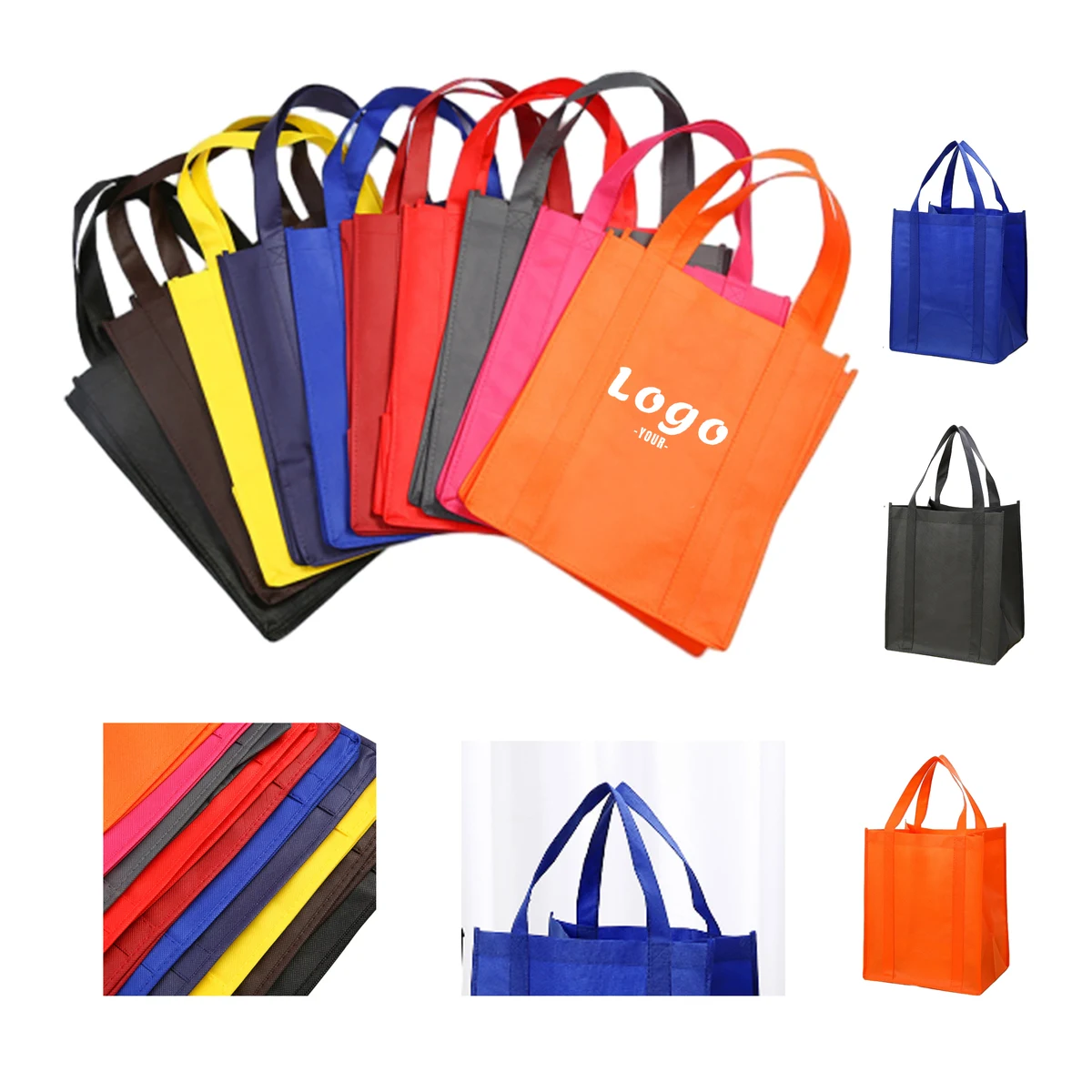 Non-Woven Totes Grocery Shopping Tote Bag 1