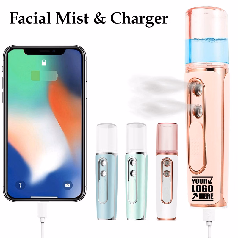Portable Facial Sprayer With Power Bank Function