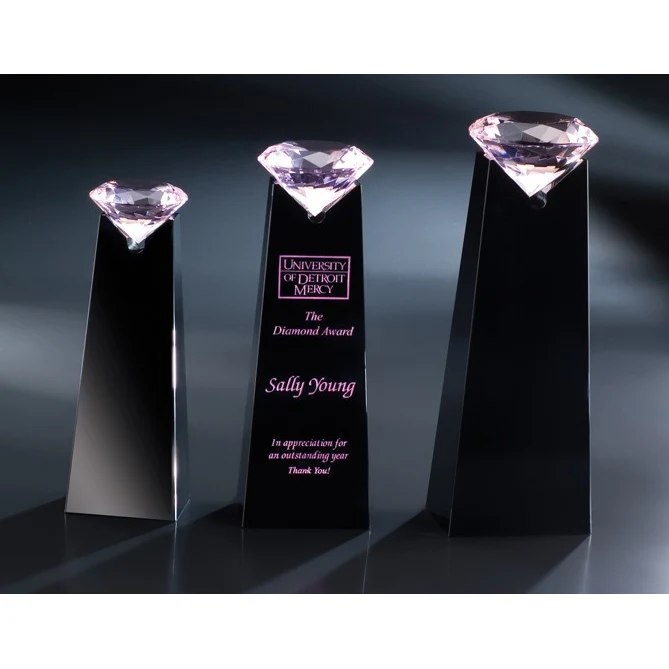 Designer Crystal Solitaire, Pink Diamond Award 1