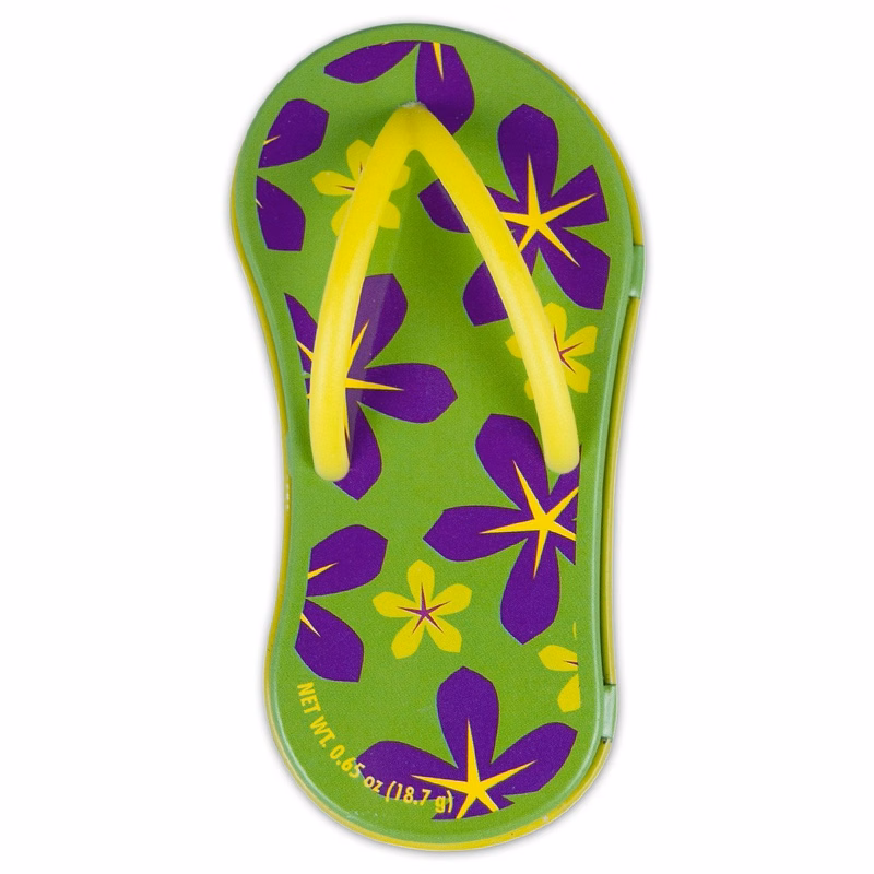 Floral Green Flip Flop Mint Tin