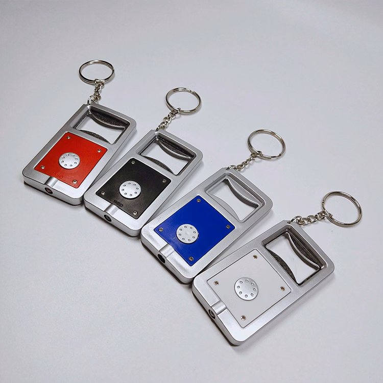 3 In 1 LED Light Bottle Opener Key Chain
