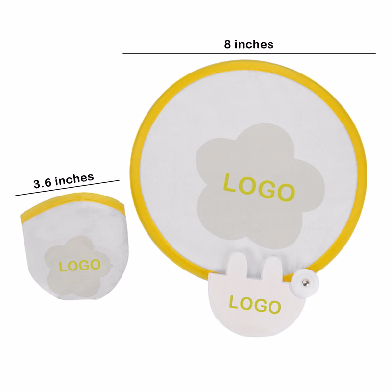 Custom Round Hand Fan with Promotional Logo