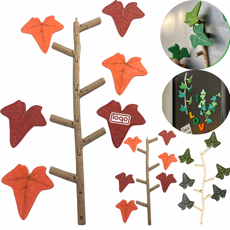 Custom PETG Artificial English Ivy Fridge Magnet