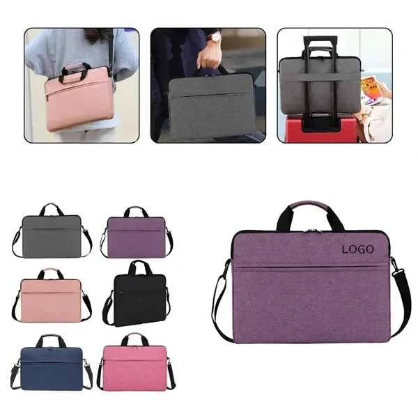 Polyester Laptop Tote Bag 1