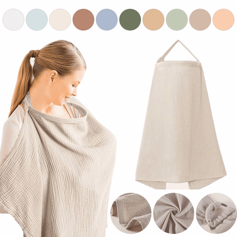 Soft Muslin Nursing Wrap