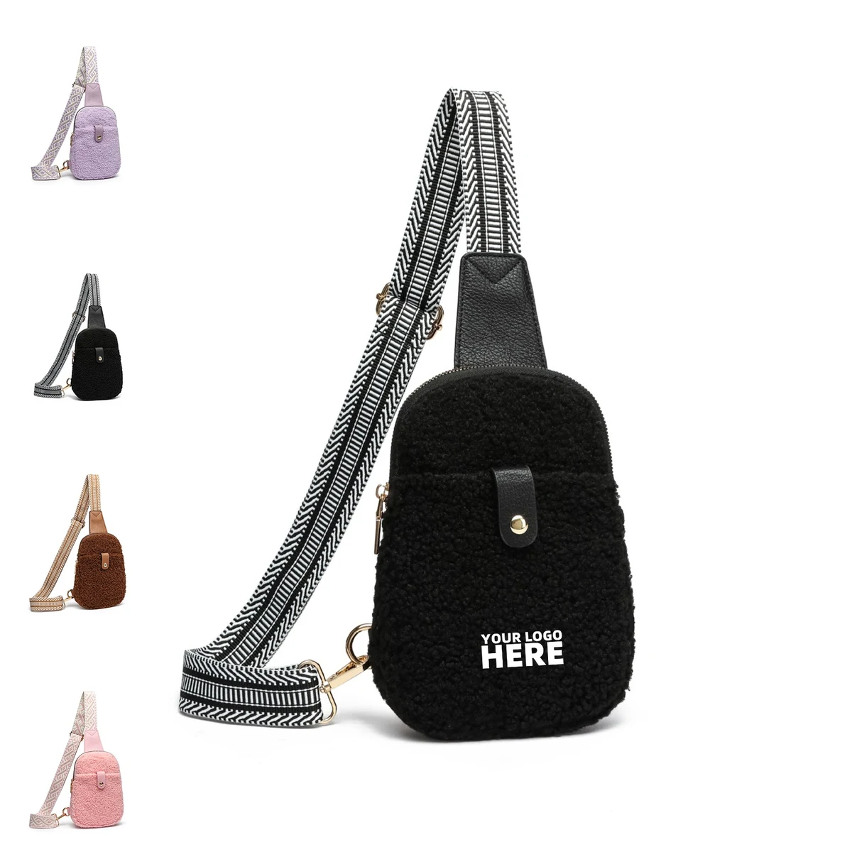 Plush Crossbody Bag 1