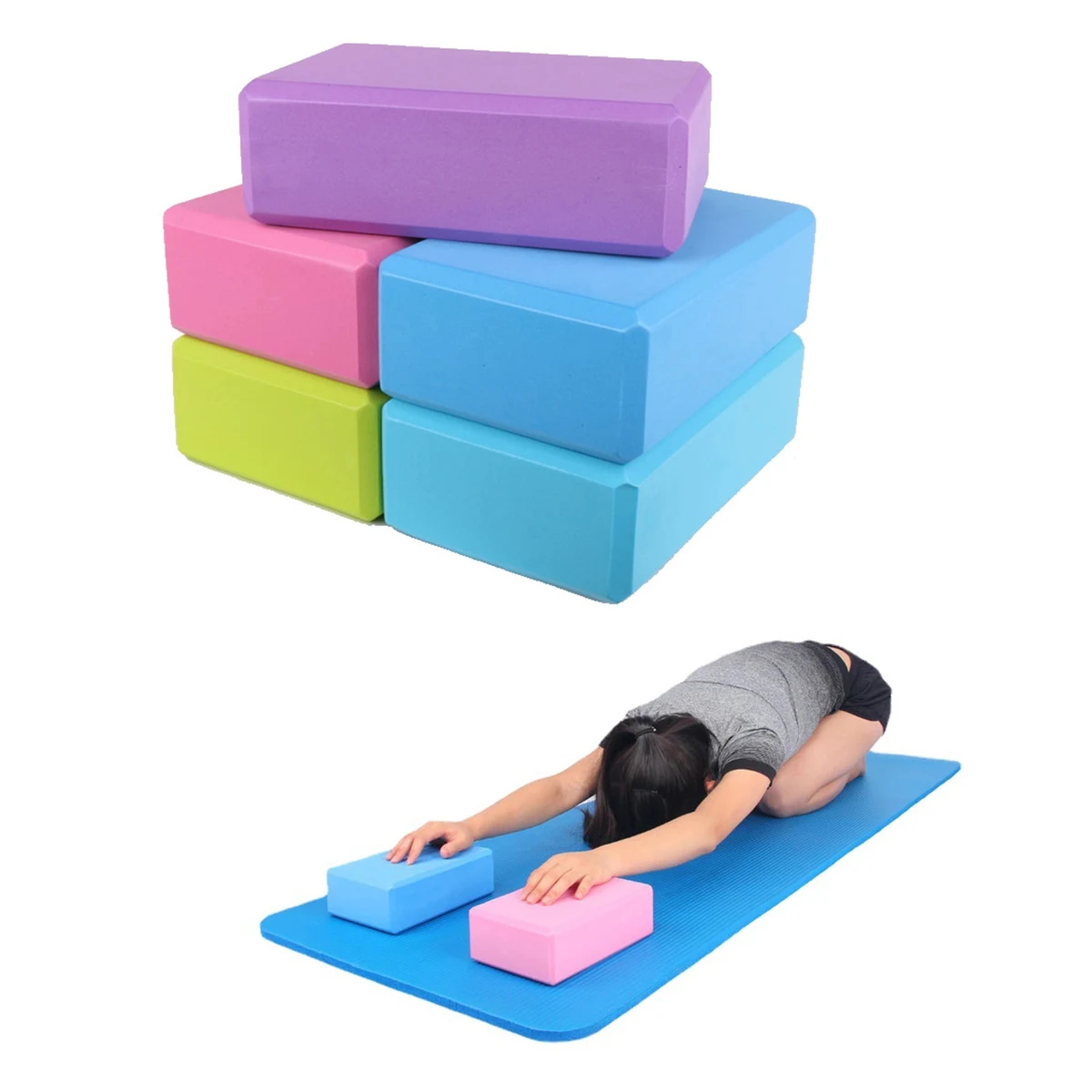 Eva high density yoga brick 1