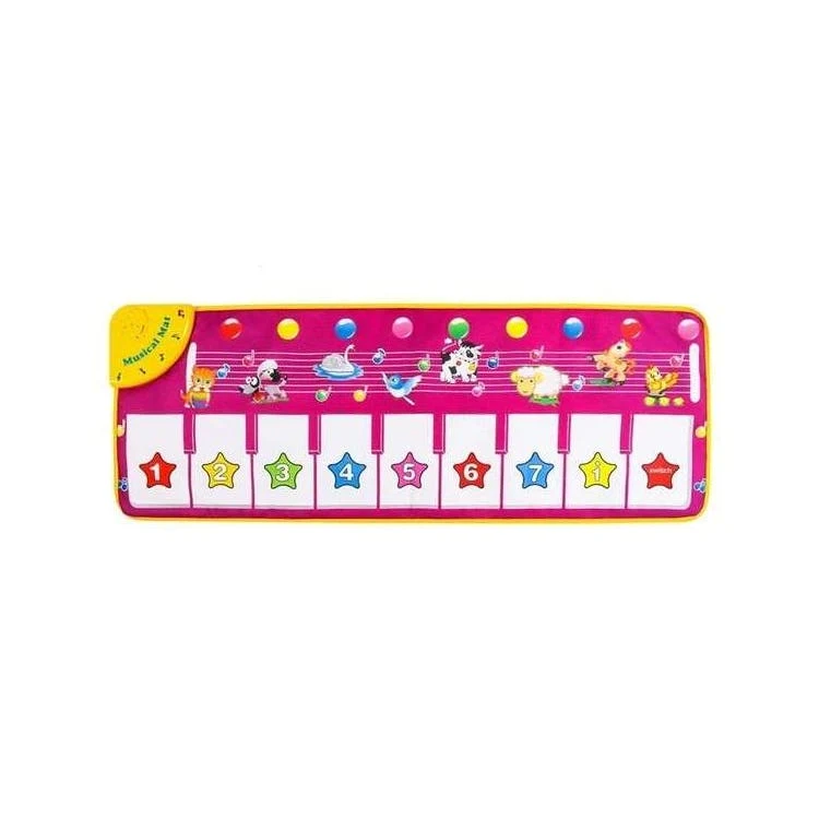 Piano Kekyboard Play Mats 39.5" - Pink 1