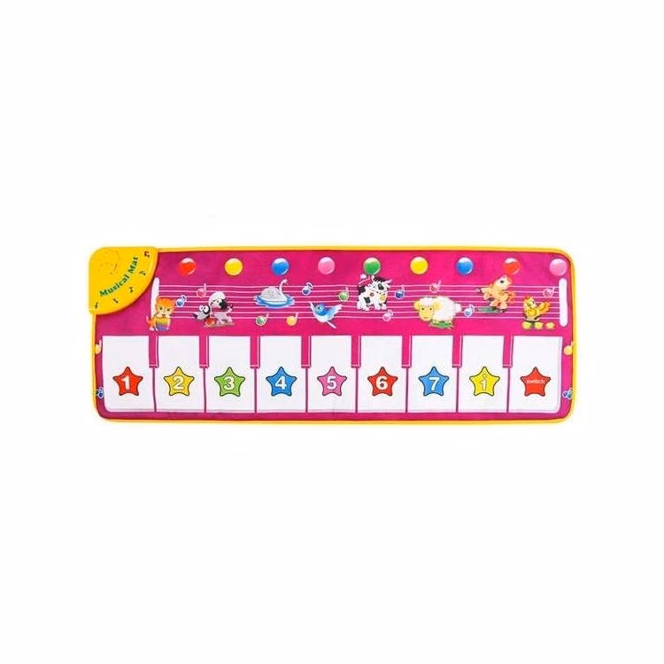 Piano Kekyboard Play Mats 39.5" - Pink