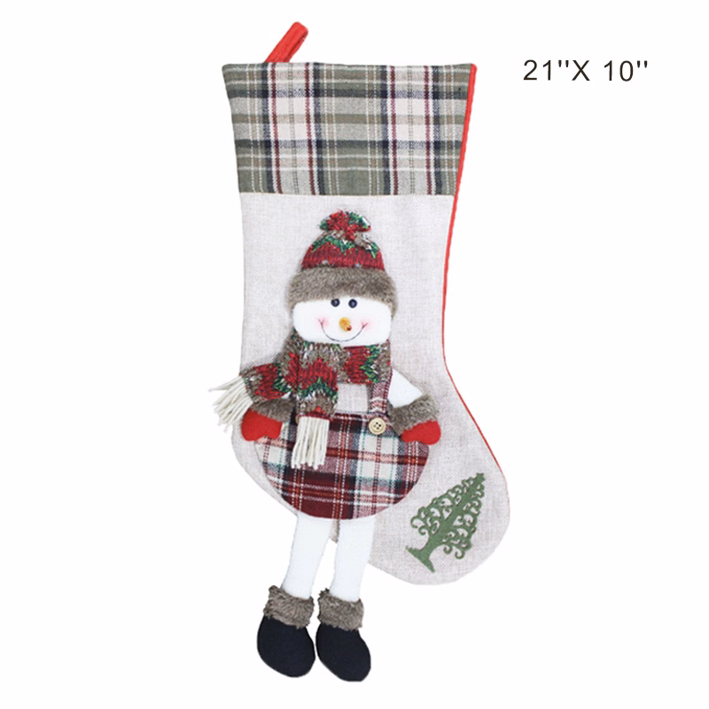 3 Piece Santa and Friends Christmas Stockings Set