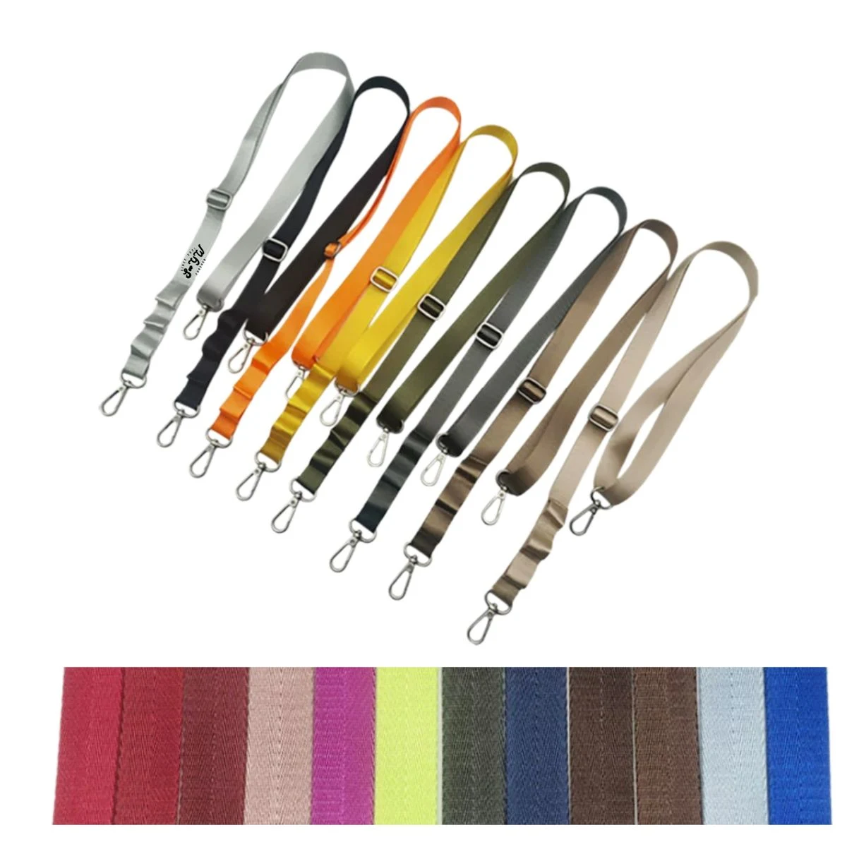 Adjustable Nylon ID Badge Lanyard Strap 1