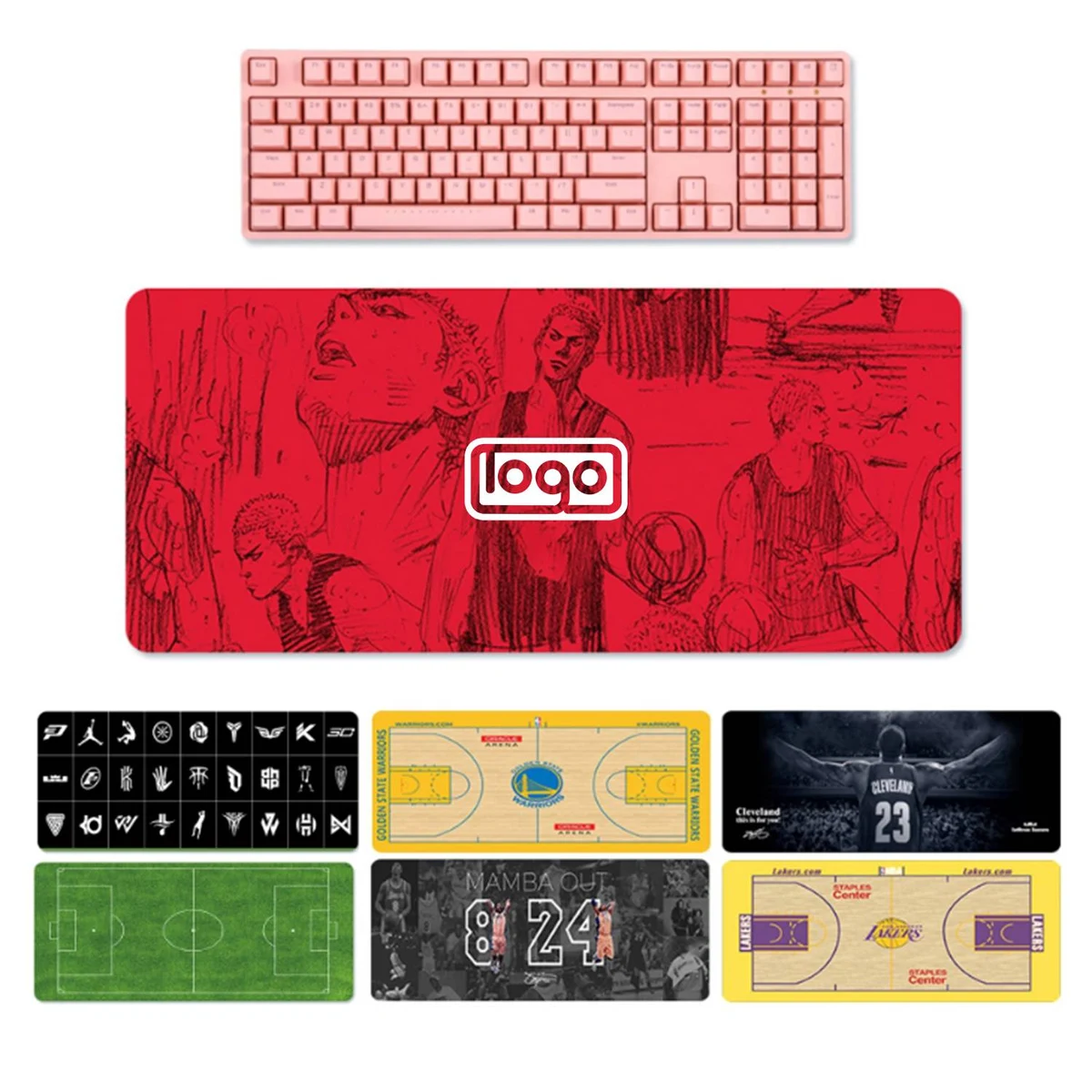 Basketball Sports Large Table Mouse Pad 1