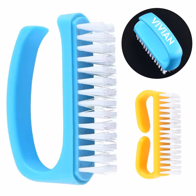 Plastic Nail Cleaning Brush Single Or Horn Handle