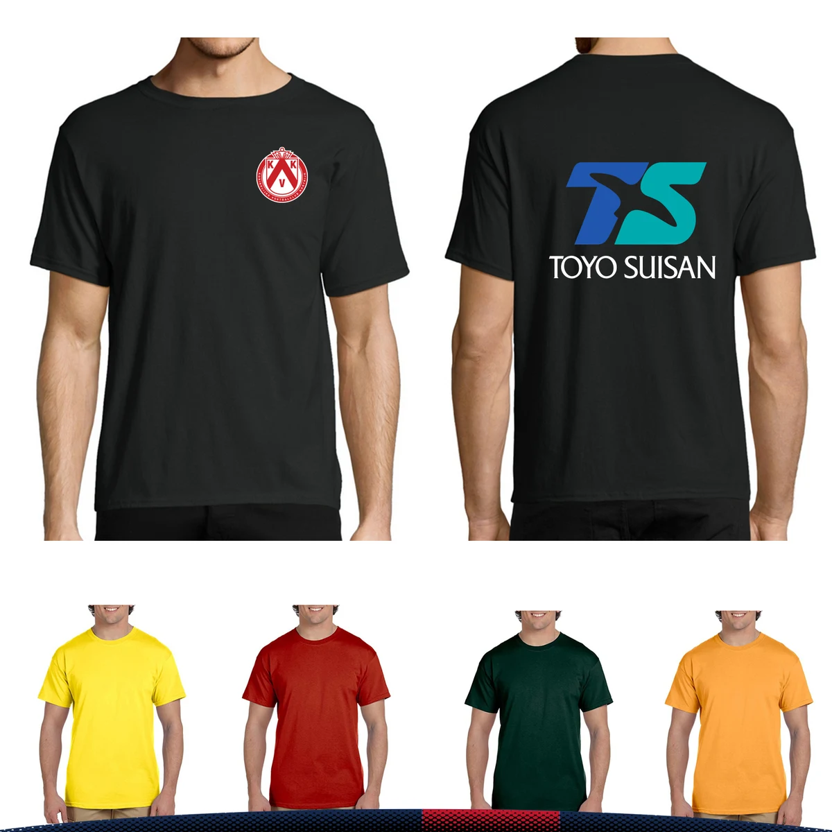 Hanes® Cotton/Polyester Preshrunk T-Shirts 1