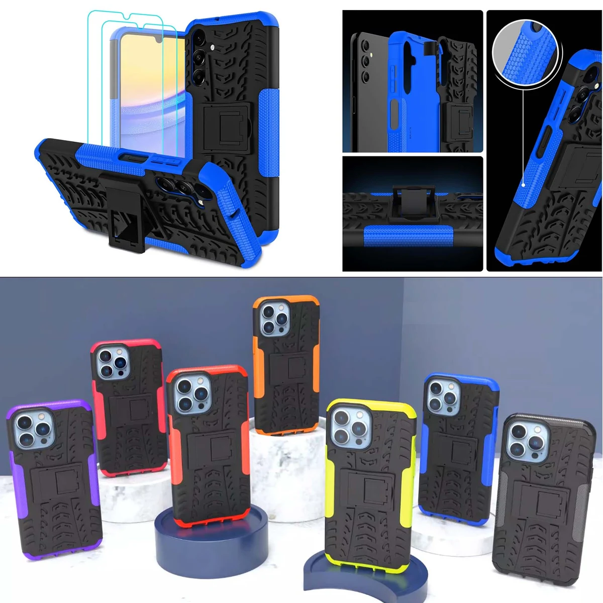 iBank ® Shockproof Case compatible with Galaxy A17/A16/S26/S25/S57 1