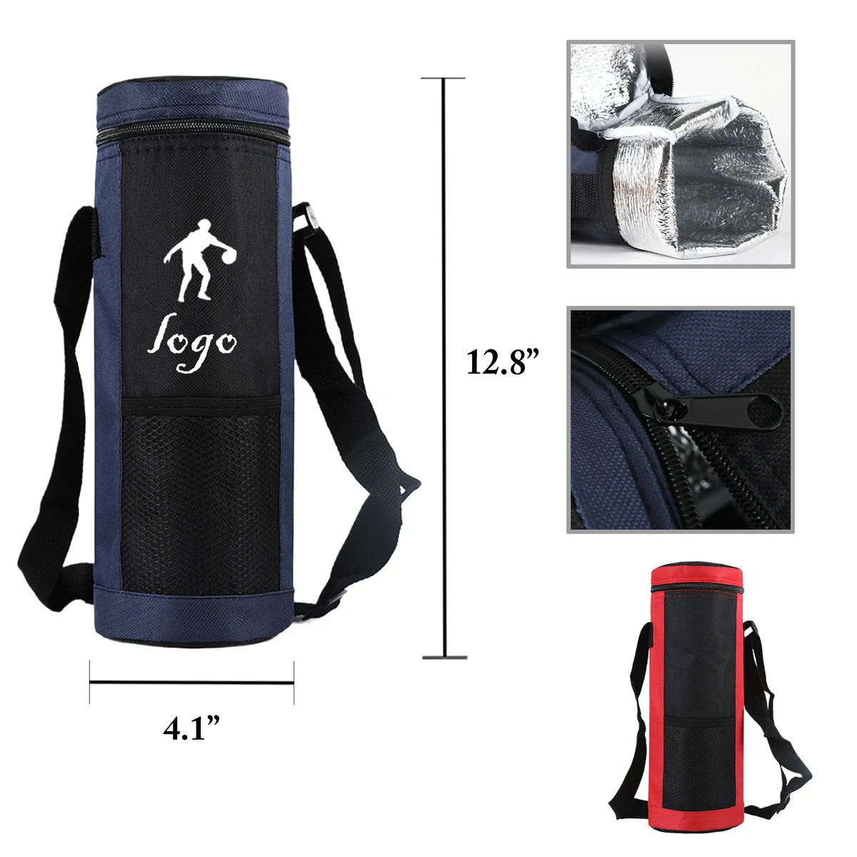 MOQ20 Oxford Insulated Bottle Carrier for Outdoor Use 1