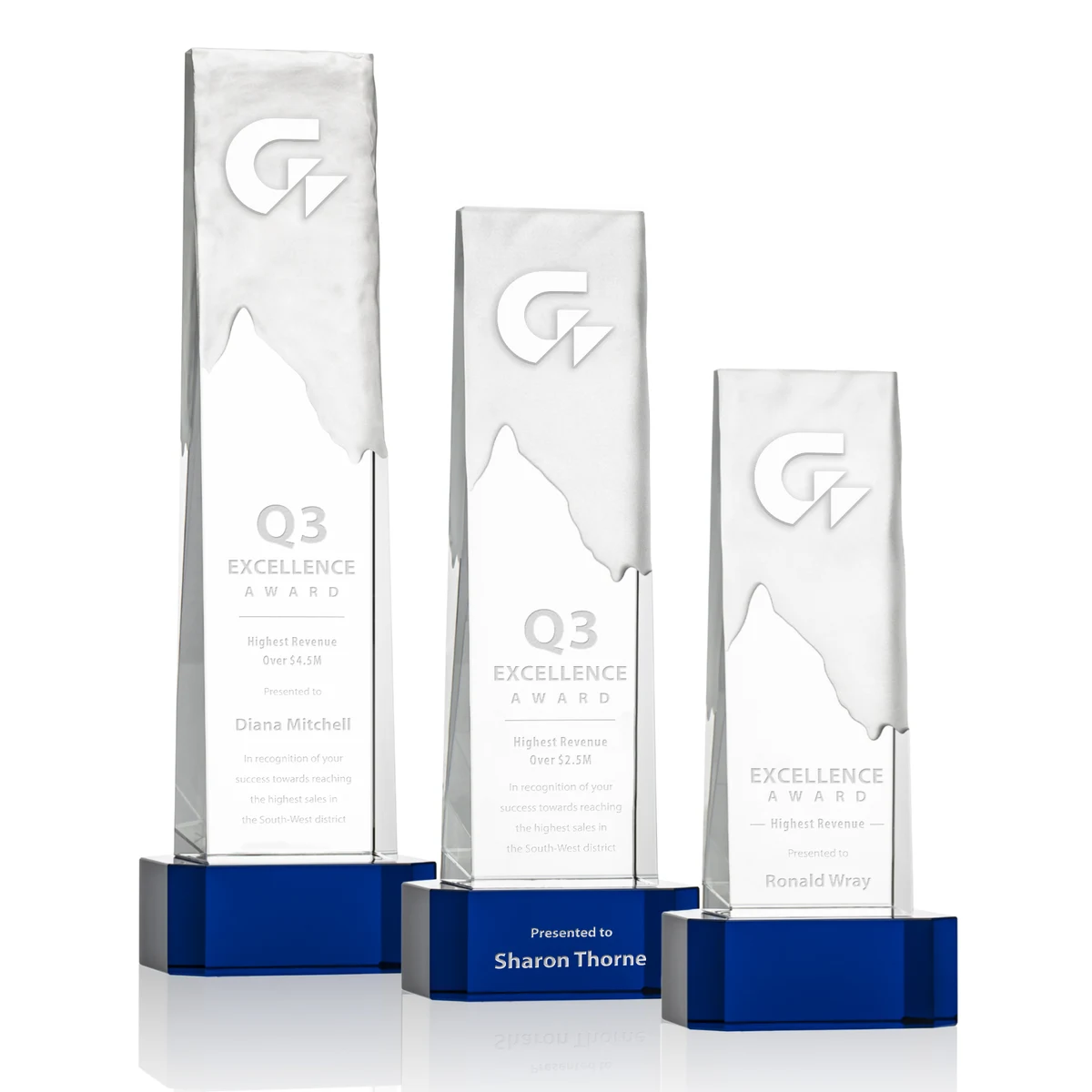 Rushmore Award on Base - Blue 1