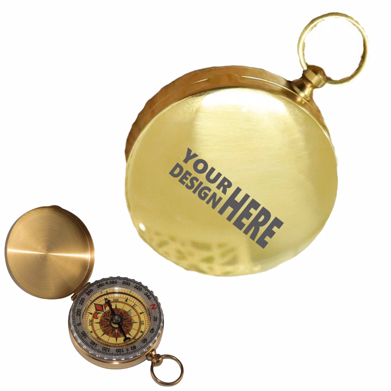 Outdoor Pocket Watch Flip Compass