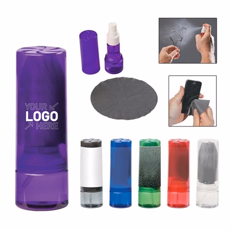 Cleaning Spray With Microfiber Cloth