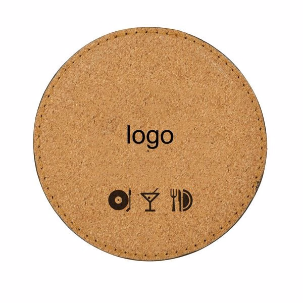 4 Inches Round Cork Beverage Coaster