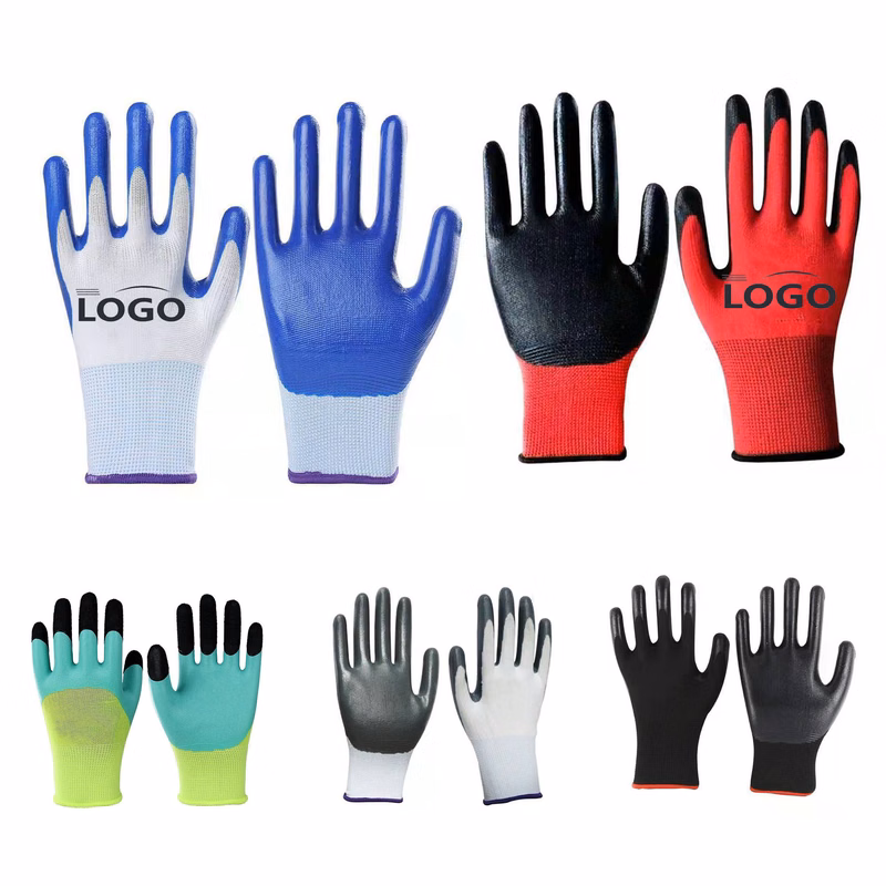 Nitrile Outdoor Non-slip Durable Labor Protection Gloves
