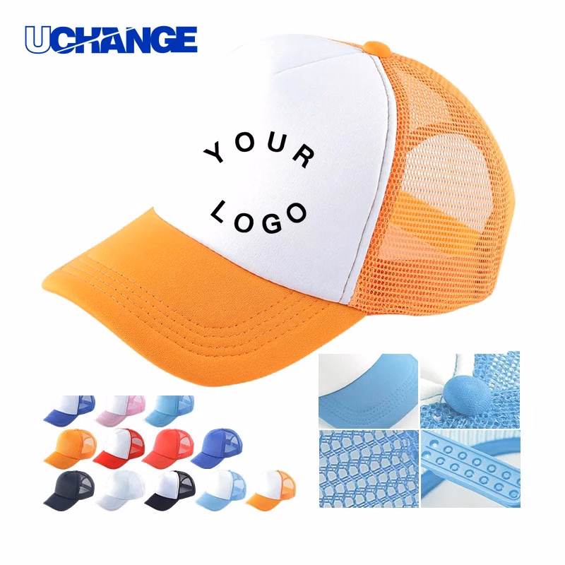 Full-Color Customizable Mesh Trucker Hat Headwear for Events