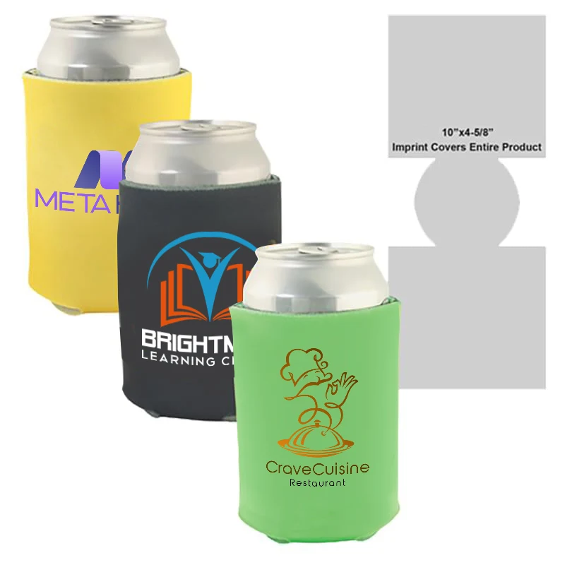 Pocket Can Coolie - 3 Side Full Color Imprint Included! 1