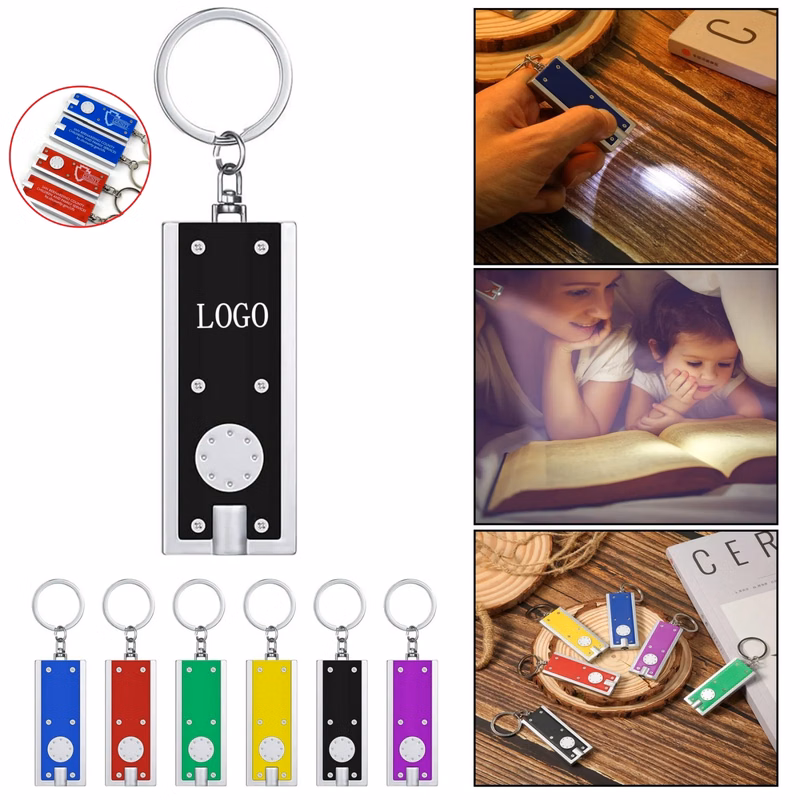 Compact & Powerful ABS LED Keychain Flashlight for Everyday