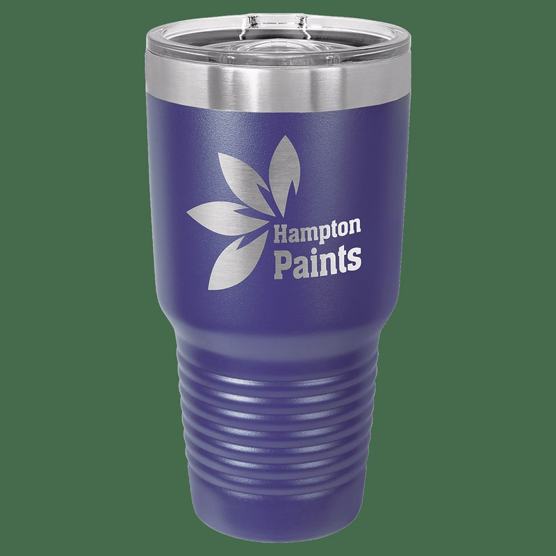 Polar Camel 30 oz. Purple Insulated Ringneck Tumbler with Slider Lid