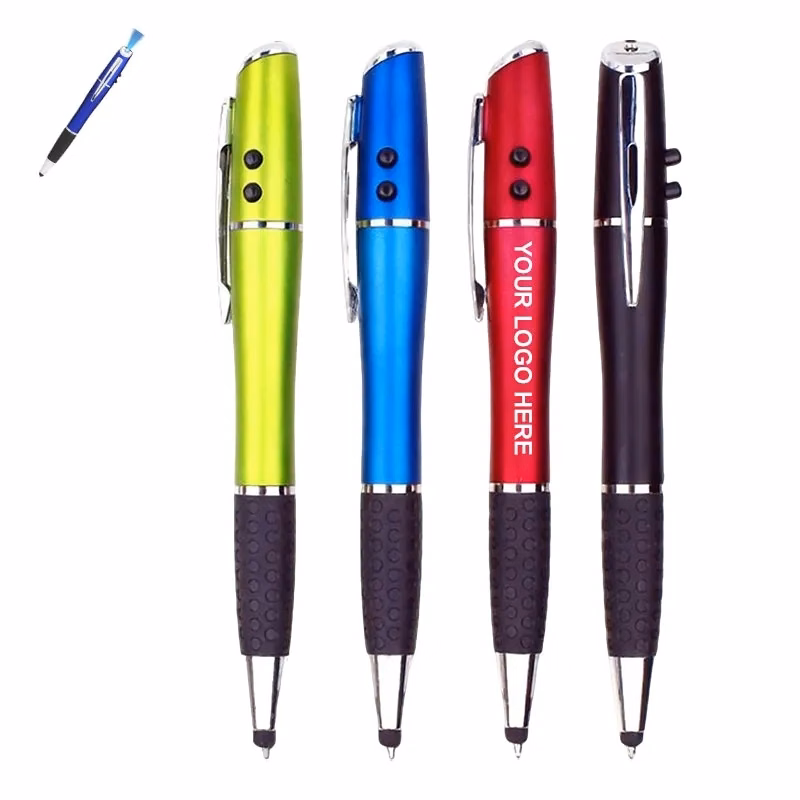 Led Flashlight Stylus Pen