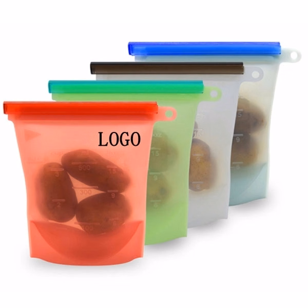 Small Silicone Food Storage Bag - 500ML
