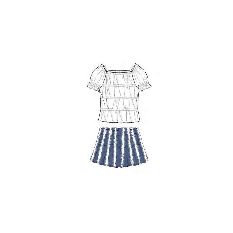 Girls Top & Short Sets - Size 4-6X 12pcs 1