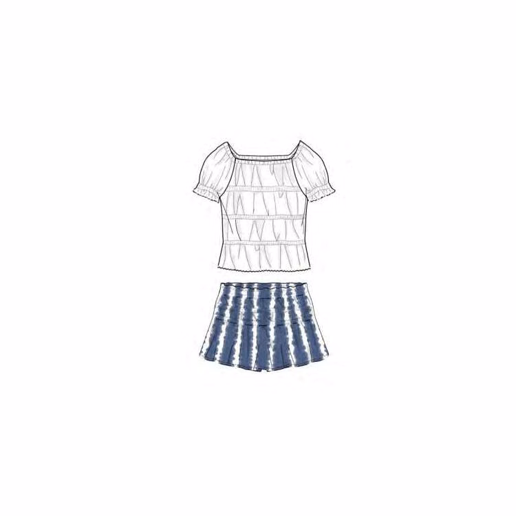 Girls Top & Short Sets - Size 4-6X 12pcs