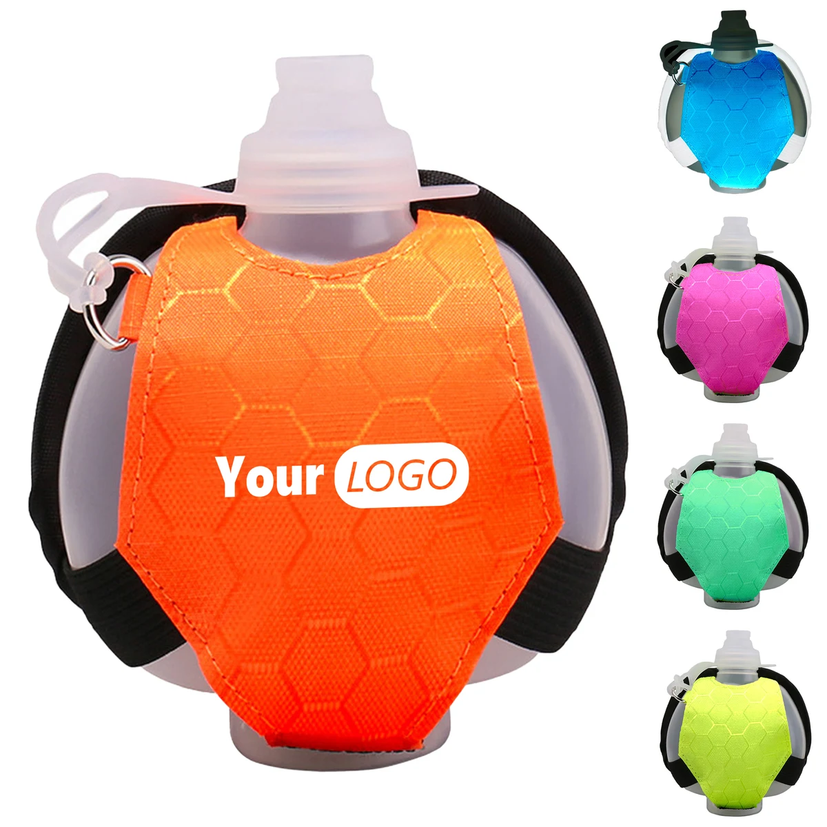 Pp 200Ml Reflective Wristband Water Bottle ?C Stay Hydrated On The Go 1