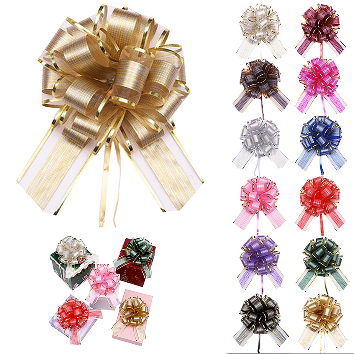 Instant Gift Wrap Pull-Bow 1
