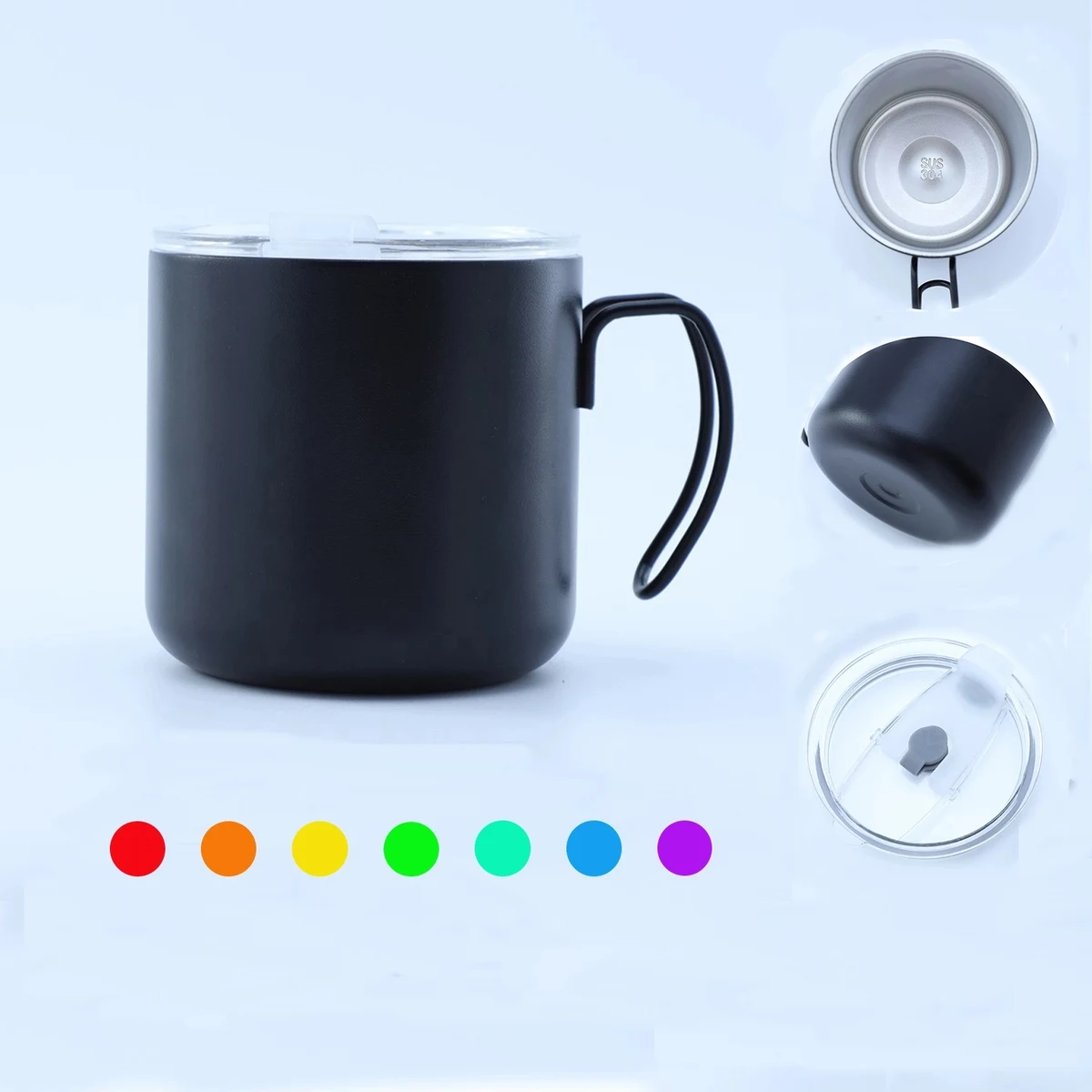11.84 Oz Double Wall Stainless Steel Vacuum Insulated Mug 1